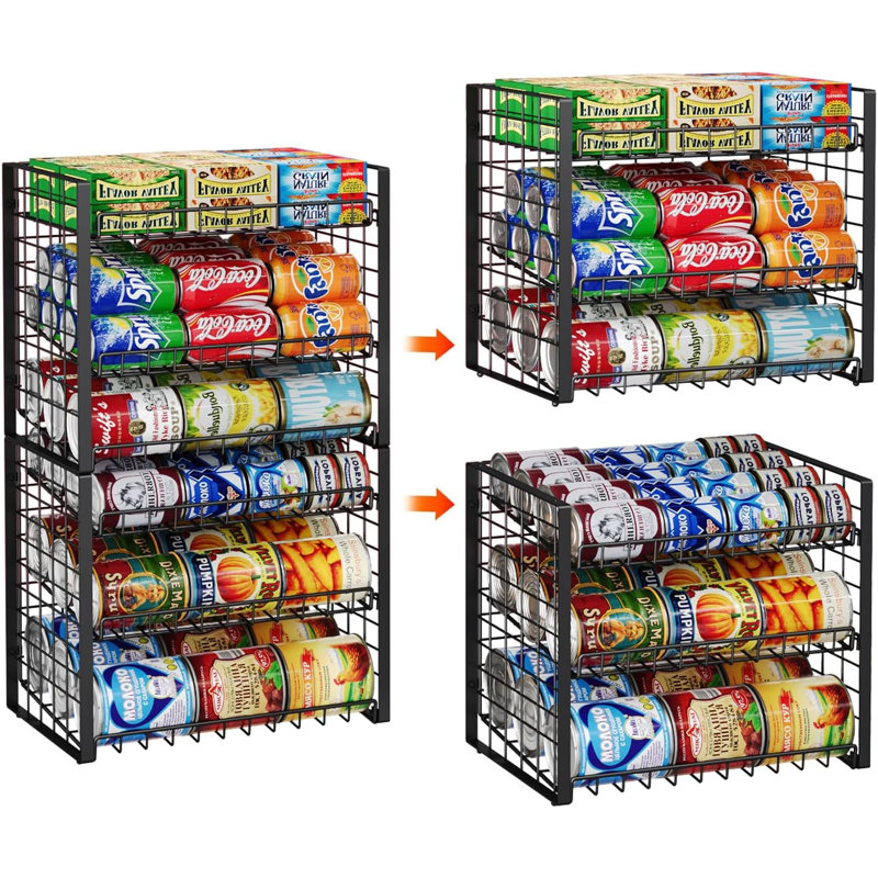Three-Layer Stackable Can Organizer