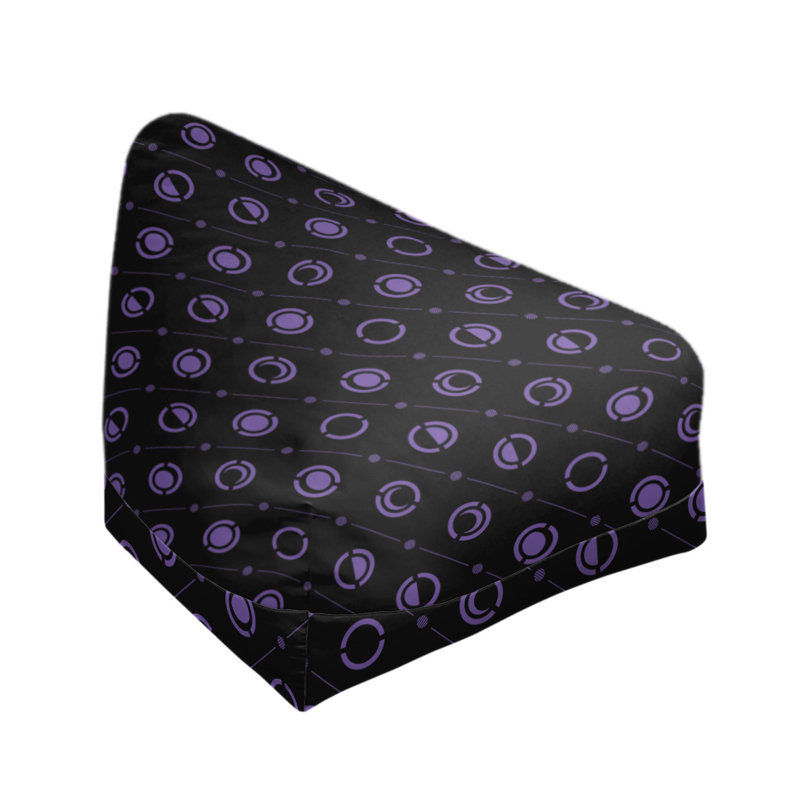 Housse de sac de pois, Mauve clair, H 38 po x l 42 po x P 29 po, Bourre en polyester