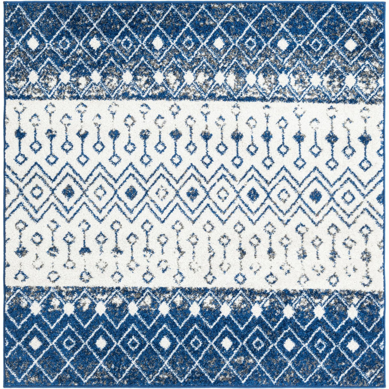 Bradley-Joe Abstract Indoor Rug, Square 5'3"