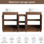 Ensemble de meuble-lavabo autoportant double avec 5 portes Tarnby-1121159307-1121159317
