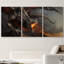 " Fantasy Scene Knight Fighting Dragon " 3 - Pieces-56420088