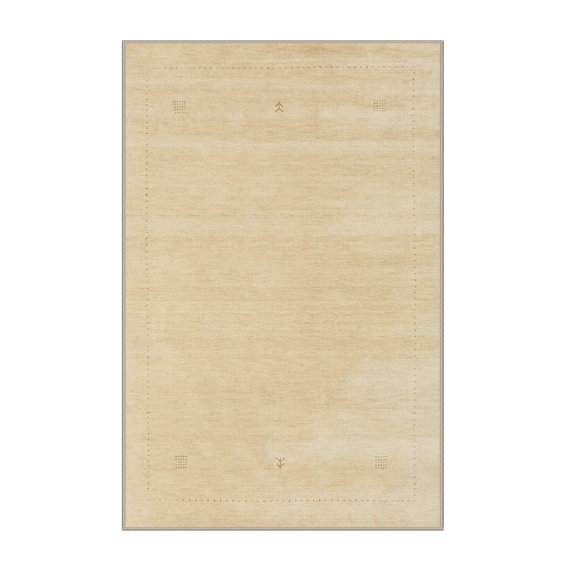Tapis abstrait beige, Rectangle 8 pi x 10 pi
