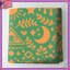 Couvre-lit matelassé vert / orange à motif bohème toutes tailles-130505820