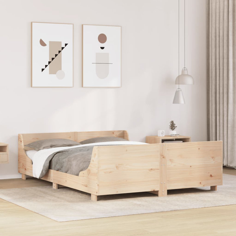 Tavion Solid Wood Bed