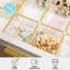 Organisateurs de tiroir de bureau empilables en plastique Martha Stewart Kerry - 3 po x 3 po