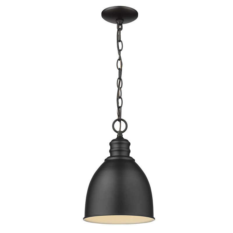 Dollard 1 - Light Single Pendant, Matte Black