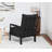 Accent Chair With Turned Wood And Solid Frame-1731412533