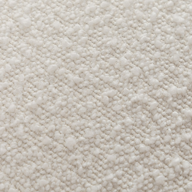 Fauteuil demi-tonneau pivotant Clcle, Crème, crème