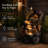 Outdoor Water Fountain with LED Lights, 30.1" Forest Resin Cascading Garden Fountain