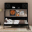 Grand lit escamotable avec armoires de rangement-121545594