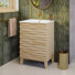 Meuble-lavabo Cascade 24 po en chêne naturel