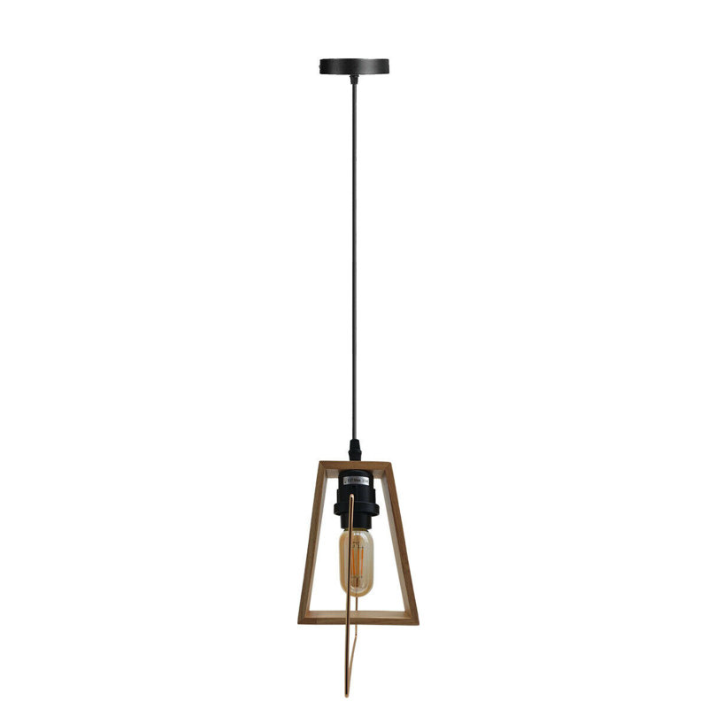Hallowell 1 - Light Black Single Pendant