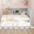 Metal Full Size Daybed with Trundle, Storage Cabinets and USB Ports-258122500