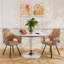 Nayatt 99.06cm H Microfiber / Microsuede Upholstered Armchair in Beige