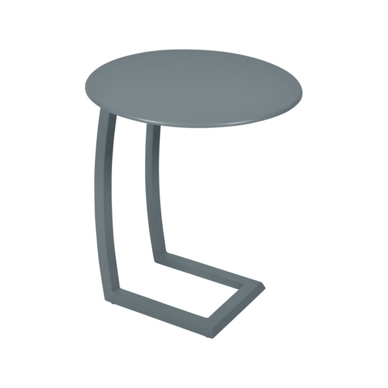 Table d'appoint en aluminium Alize, Gris