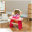 Ensemble de coiffeuse Qabo, table de maquillage pour tout-petits avec robinet, miroir, lumière à DEL, musique, 23 accessoires, ensemble de jeu pour filles 3-6 ans-1601546127