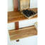Vesa Acacia Solid Wood Tiered Shelf with Live Edge