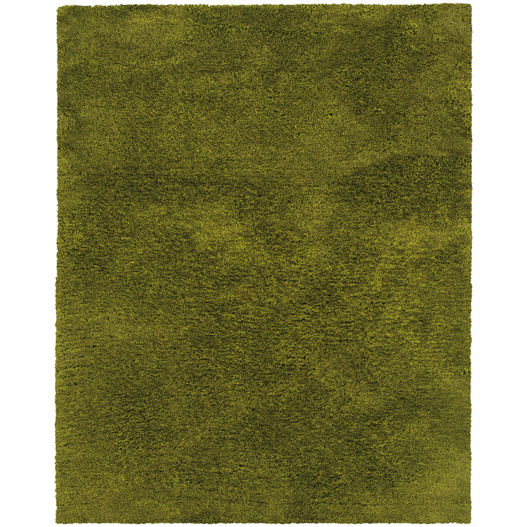 Albritton Handmade Green Rug