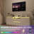 94.5" Led Modern Tv Stand For 100/90/80 Inch Tvs, Tall Entertainment Center With Storage Cabinets And Drawers, Media Console With Adjustable Shelves For Living Room-822178354