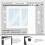Faux Linen Sheer Curtain Panel Pair-379256347