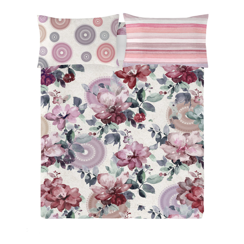 Ensemble de housse de couette en coton 3 pièces Gouchee Home Carmela, Housse de couette très grand et 2 très grandes t