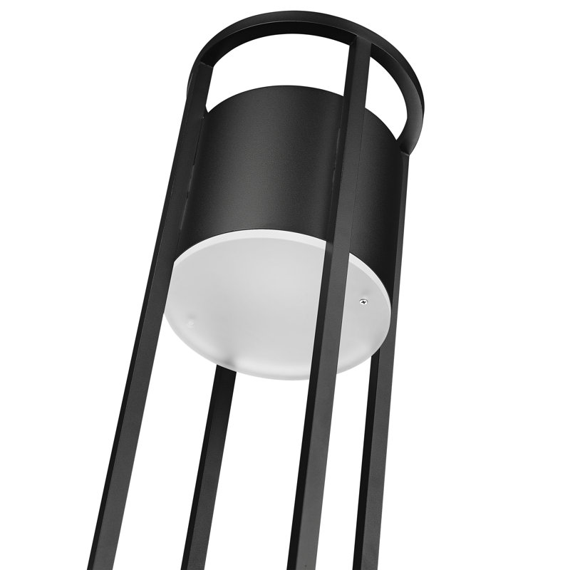Lampadaire à DEL intégré 1 lumière 115,75 "de haut Dwendolyn (double)