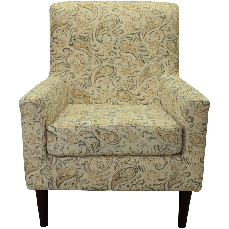 Fauteuil Groesbeck, Paisley Jaune