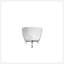 Baignoire autoportante de 59 po à surface solide, baignoire autoportante en résine d'ingénierie de luxe avec trop-plein et bonde escamotable pour salle de bain contemporaine, blanc mat