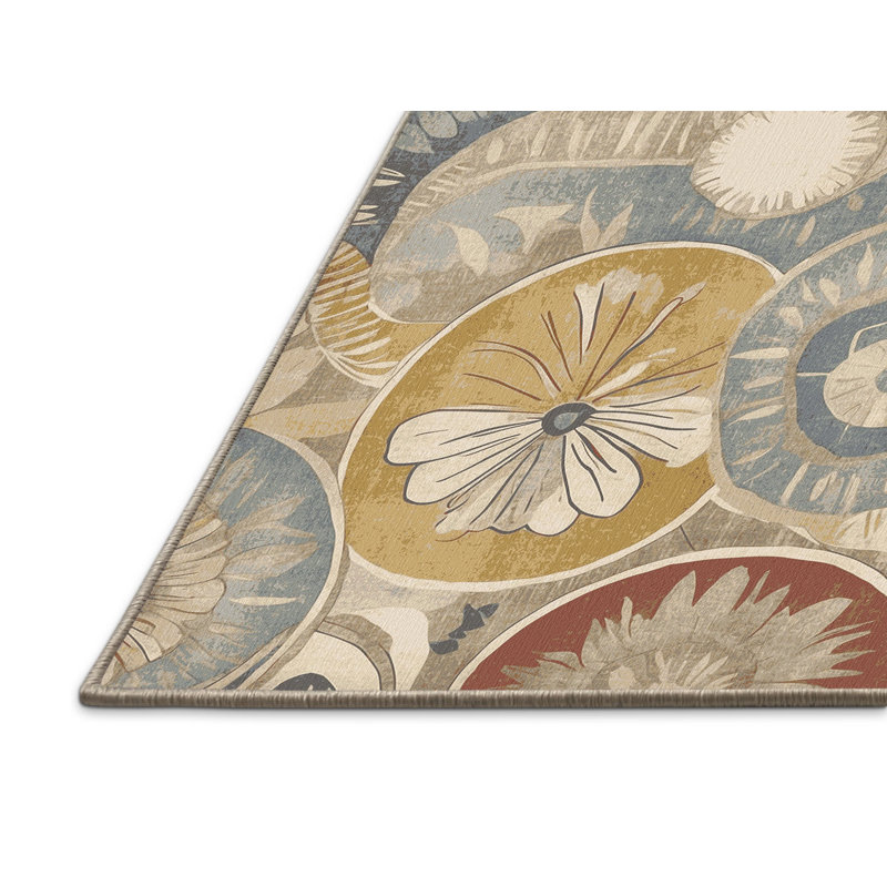 Vibrant Dash Rug, Rectangle 6' x 9'