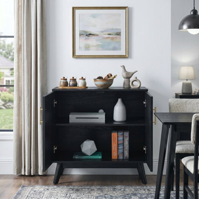 Buffet de rangement cannelé Mid Century