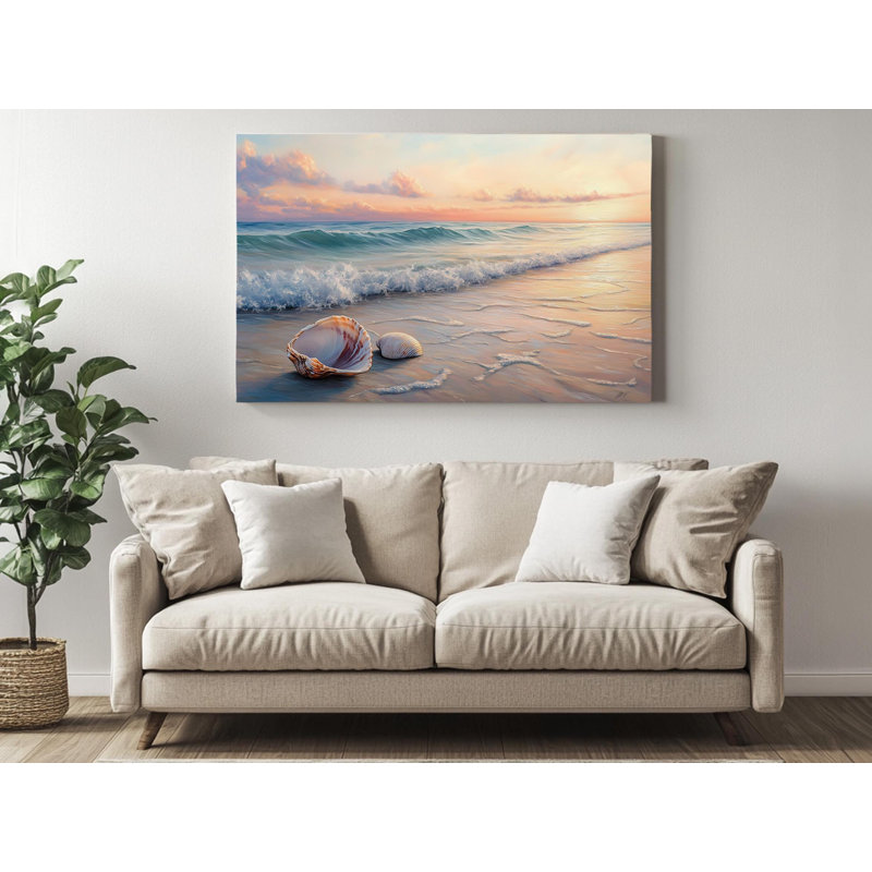 Reproduction d'art sur toile, impression de toile de mer, H 16 po x l 24 po