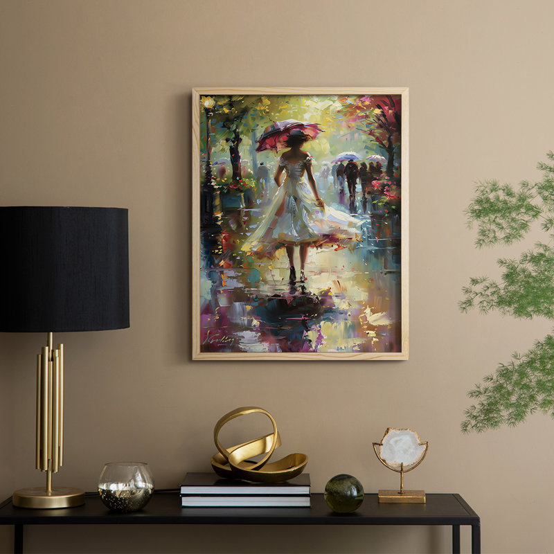 «WOMEN Series DCCXCV III», reproduction encadrée - bois massif, Naturel, H 15 po x l 12 po