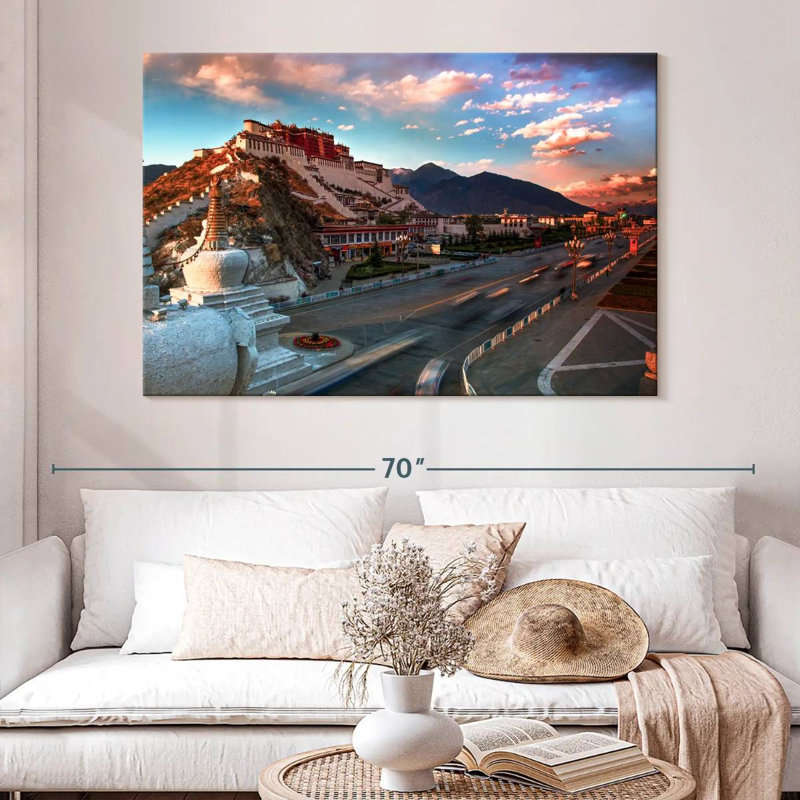 Adella Potala Palace In China, 34" H x 51" W