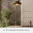 Hunter Hiro 1 Light Large Pendant Ceiling Light Fixture-114532210-114532208