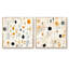 Elberton - Ensemble de 2 collages carrés botaniques abstraits-102162370-102162376