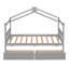 Lit maison en bois avec tiroirs, naturel-787244884-787244885
