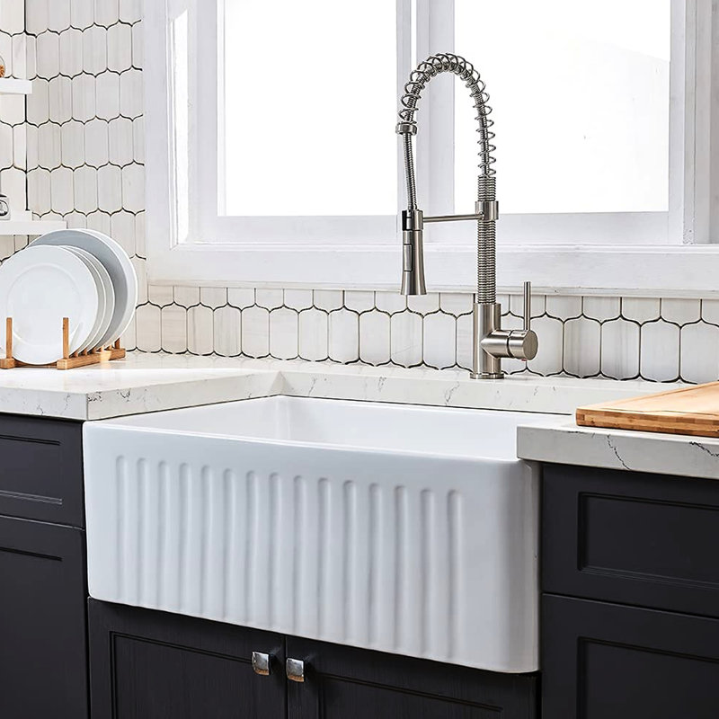 Kitchen Sink 33"X20" - To Heat, Stains, Scratches And Rust, Deep Bowl, Easy Tidy, With Grid Strainer Heat , Stain Scratch Rust Generous Inner Space, Clean Expeditiously