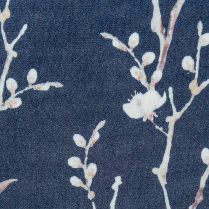Esprit Floral Room Darkening Tab Top Curtain Panels, 52" W x 63" L