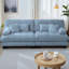 Causeuse rembourrée en chenille avec accoudoirs arrondis Nimbus Cloud Couch-685632851-685632848-685632846