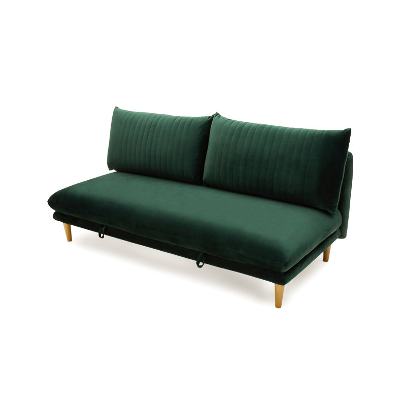 Maya Sofa Bed, Velvety - Hunter Green