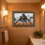 Château hanté fantôme (3) Cadre mural vintage orné – Cadre doré décoratif pour art.-782089683