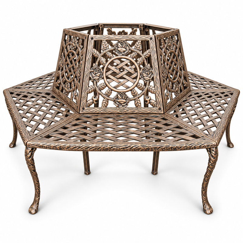 Tea Rose Outdoor Bench