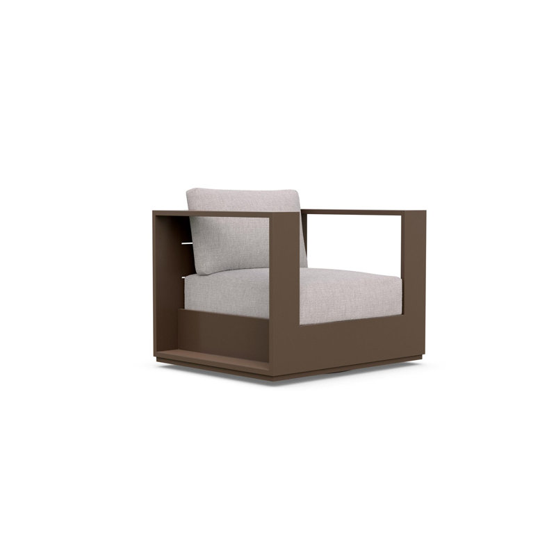 Sydney Swivel Club Chair Cushion, Bronze, Fawn