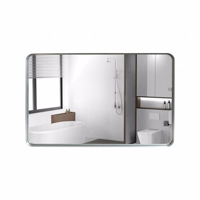 Miroir mural rectangulaire pour salle de bain