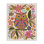 Art mural éclectique, hibou et fleurs, par Lisa Perry White