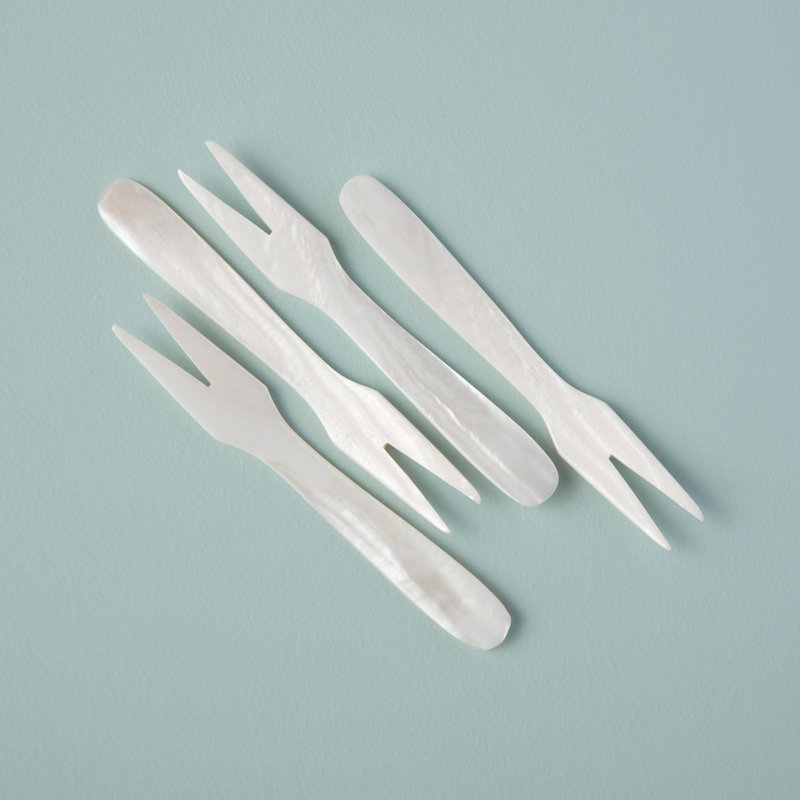 Fourchettes coquillage, ensemble de 4