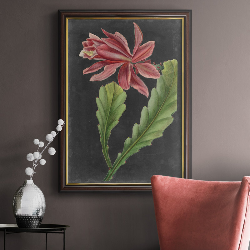 Toile encadrée de qualité supérieure «Dramatic Tropicals I» - prête à être accrochée, H 20 po x l 16 po x P 1 po