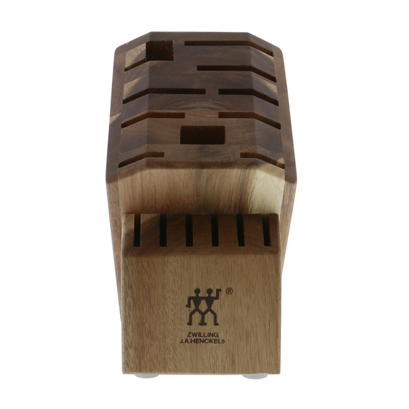 Ensemble de couteau à couteaux 16 fentes zwilling ja henckels Pro, Brun
