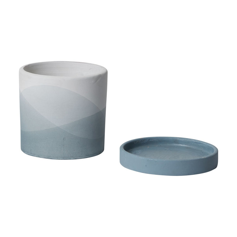 Pot de fleurs en céramique Carlita, H 5 po x l 5,25 po x P 5,25 po
