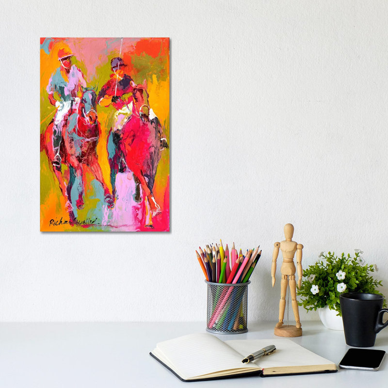 Polo II by Richard Wallich - Wrapped Canvas Print, 20.32 cm H x 30.48 cm W